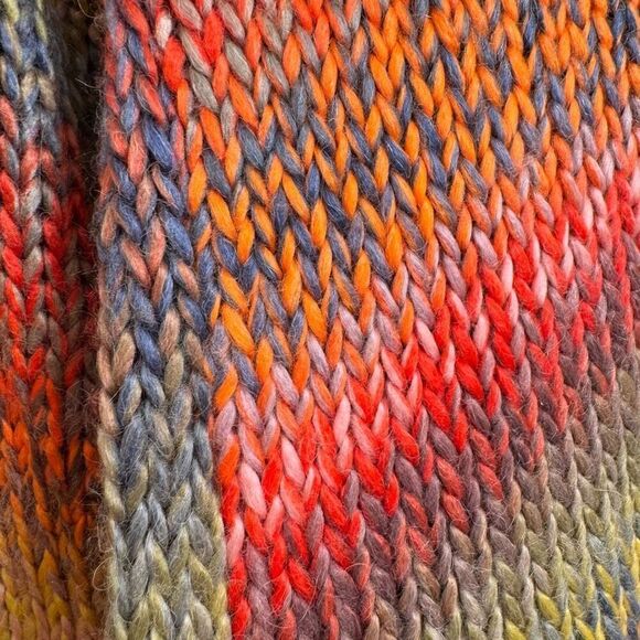 Ashley By 26 International Boho Rainbow Yarn Cardigan Sweater Small NWT - Picture 7 of 7